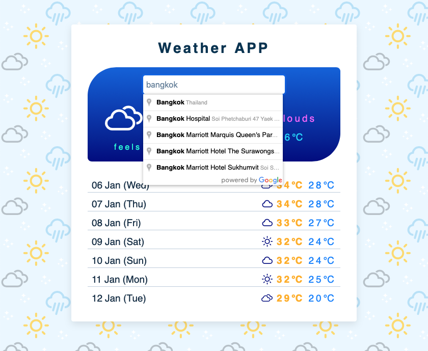 Weather Forecast App image